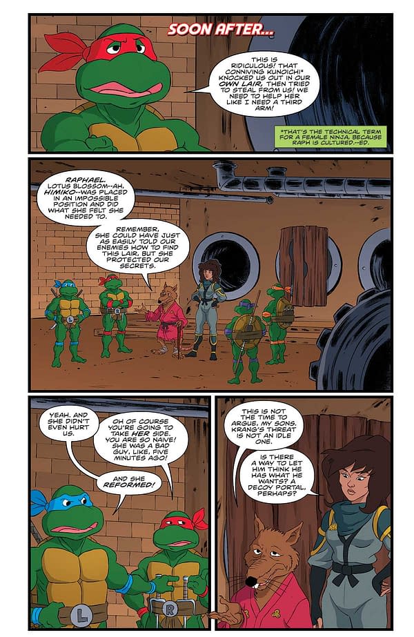 Interior preview page from TMNT: SATURDAY MORNING ADVENTURES 2 #26 DAN SCHOENING COVER