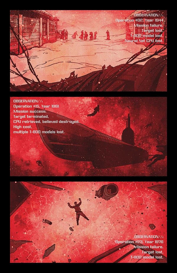 Interior preview page from Terminator #8