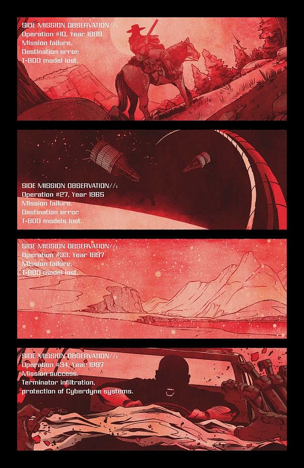 Interior preview page from Terminator #8