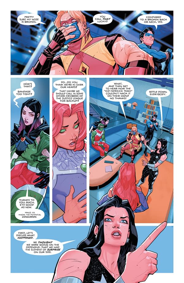 Interior preview page from Titans #24