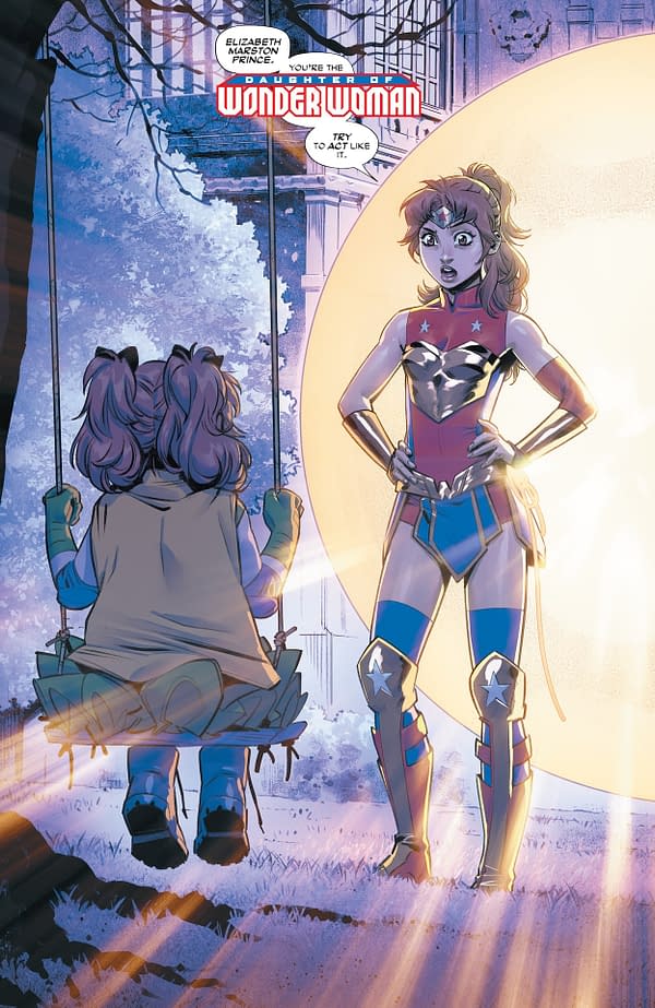 Interior preview page from Trinity: Daughter of Wonder Woman #1