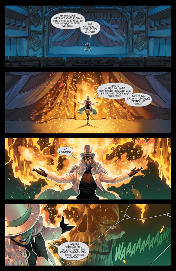 Interior preview page from Zatanna #5