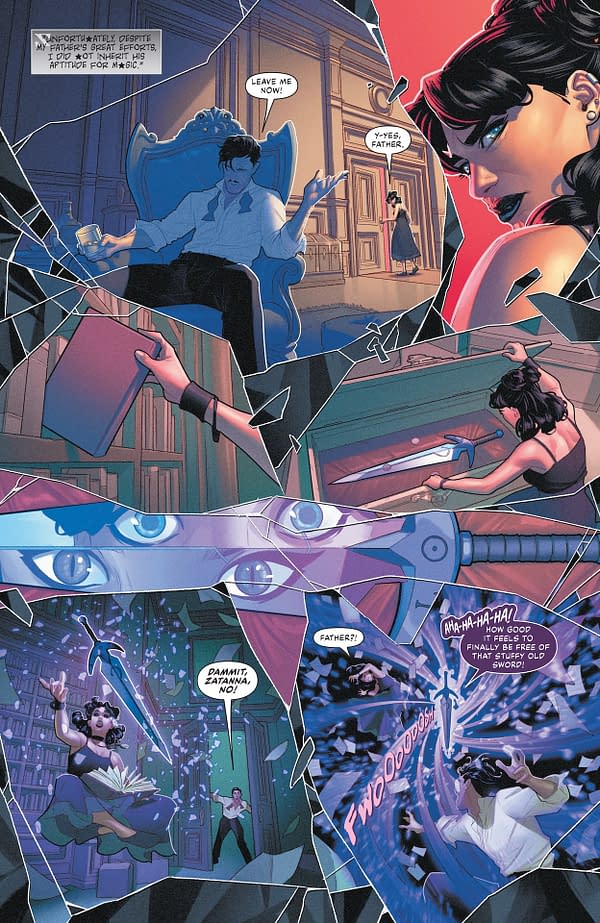Interior preview page from Zatanna #5