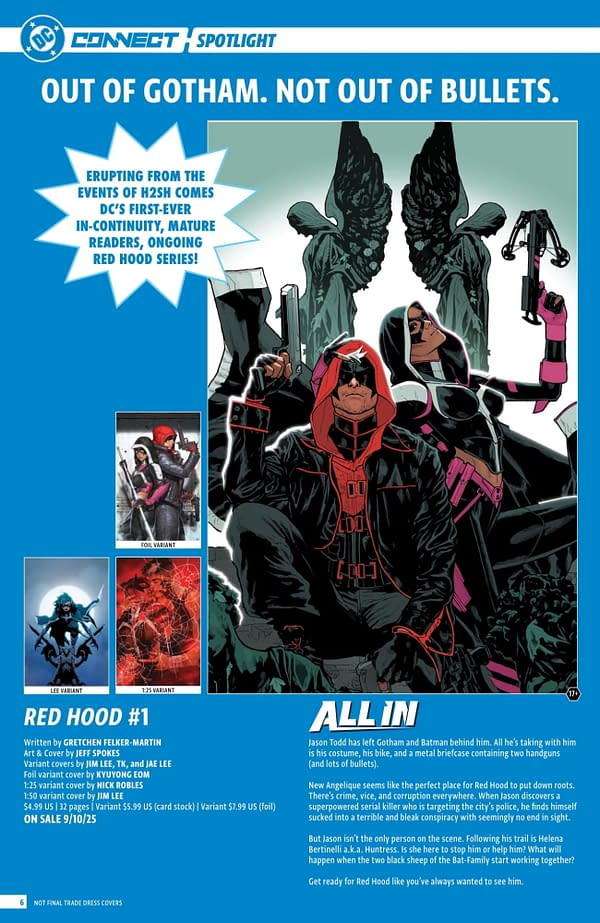 DC Comics' September 2025 Full Solicits - More Than Just Batman