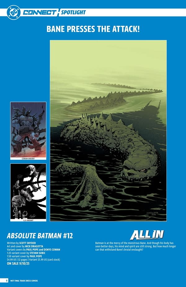 DC Comics' September 2025 Full Solicits - More Than Just Batman
