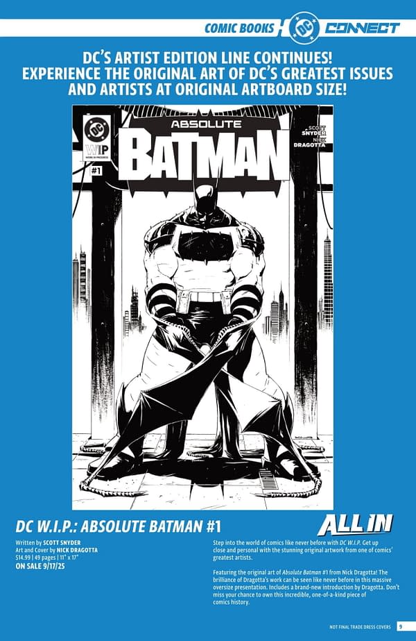 DC Comics' September 2025 Full Solicits - More Than Just Batman