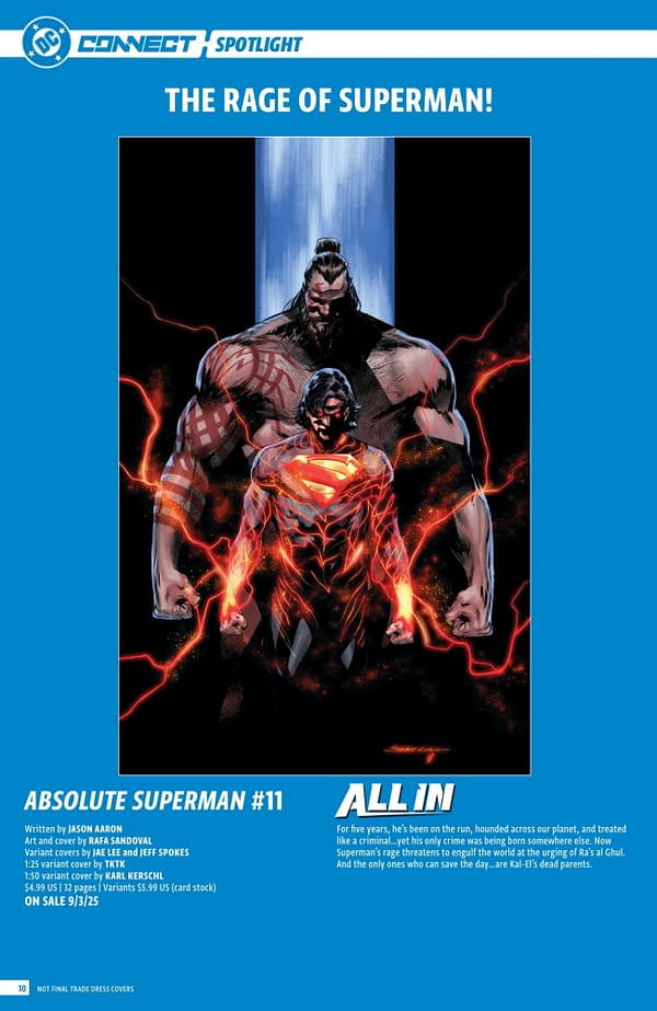 DC Comics' September 2025 Full Solicits - More Than Just Batman