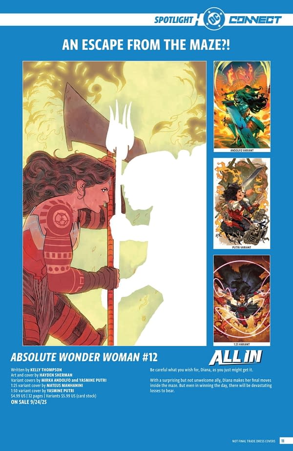 DC Comics' September 2025 Full Solicits - More Than Just Batman