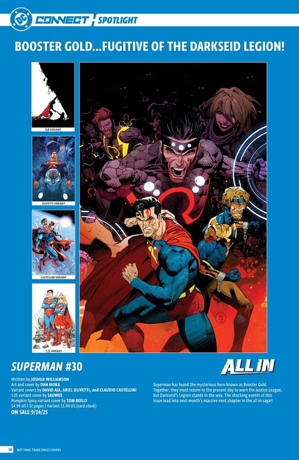 DC Comics' September 2025 Full Solicits - More Than Just Batman