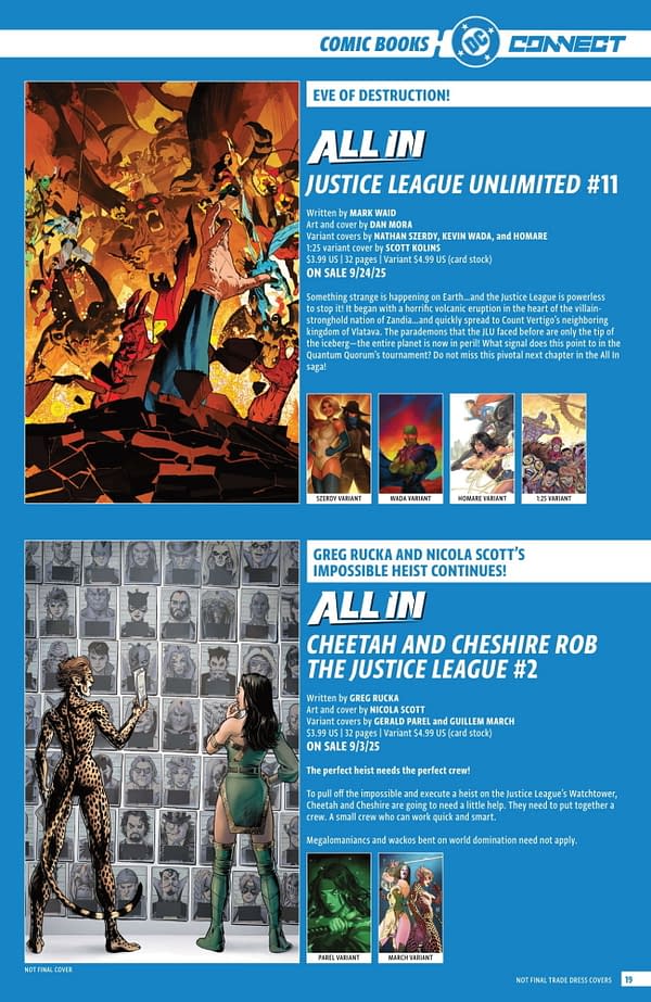 DC Comics' September 2025 Full Solicits - More Than Just Batman