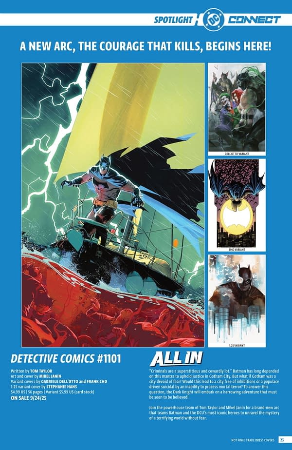 DC Comics' September 2025 Full Solicits - More Than Just Batman
