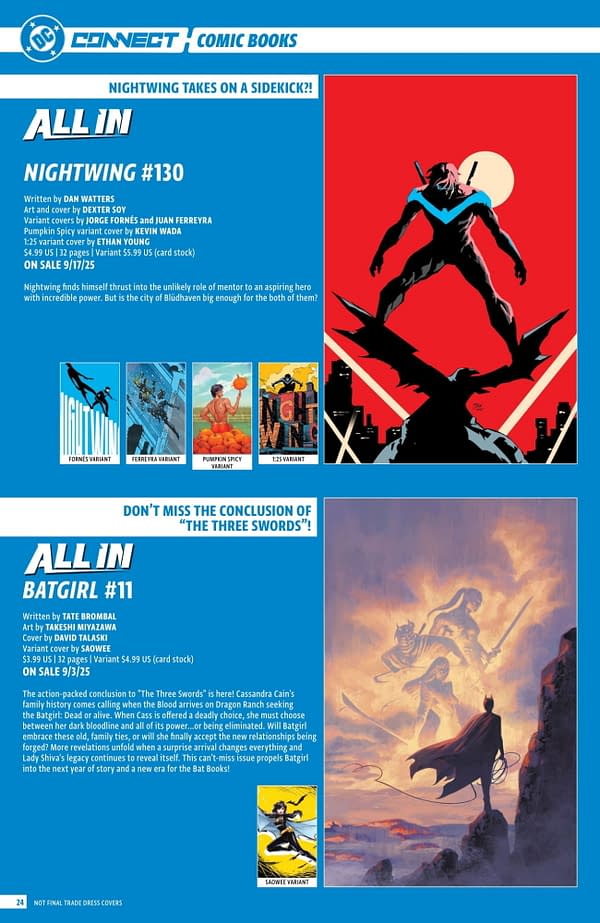 DC Comics' September 2025 Full Solicits - More Than Just Batman