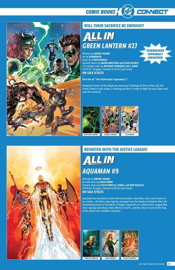 DC Comics' September 2025 Full Solicits - More Than Just Batman