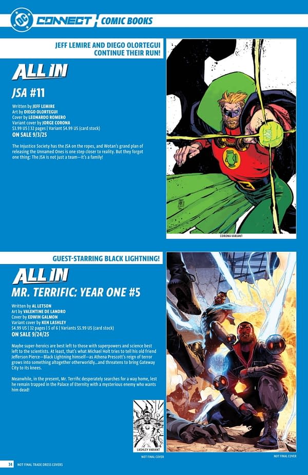 DC Comics' September 2025 Full Solicits - More Than Just Batman