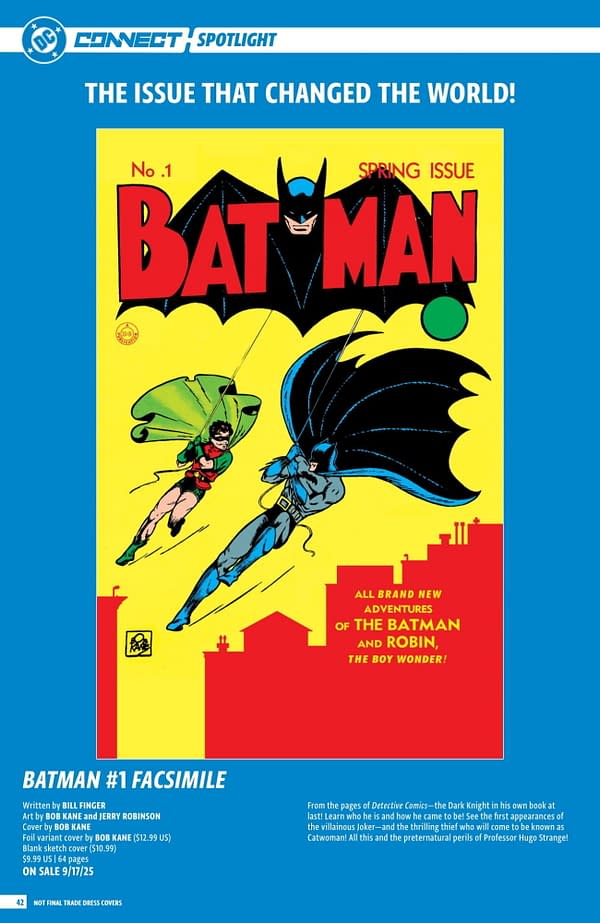 DC Comics' September 2025 Full Solicits - More Than Just Batman #1