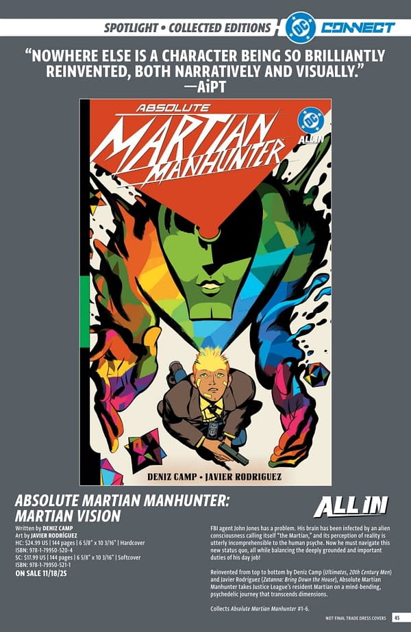 DC Comics' September 2025 Full Solicits - More Than Just Batman #1