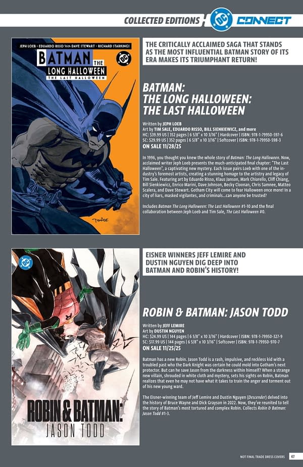 DC Comics' September 2025 Full Solicits - More Than Just Batman #1