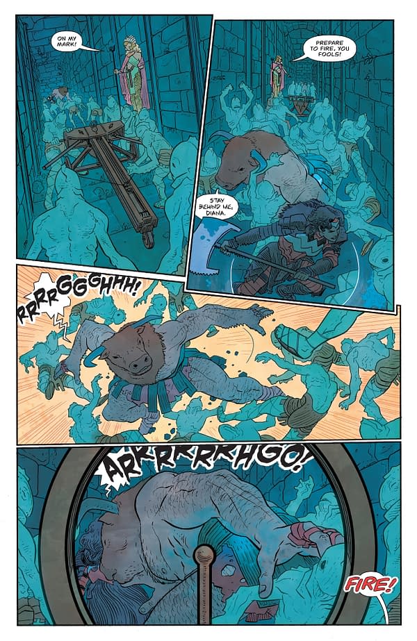 Interior preview page from Absolute Wonder Woman #10
