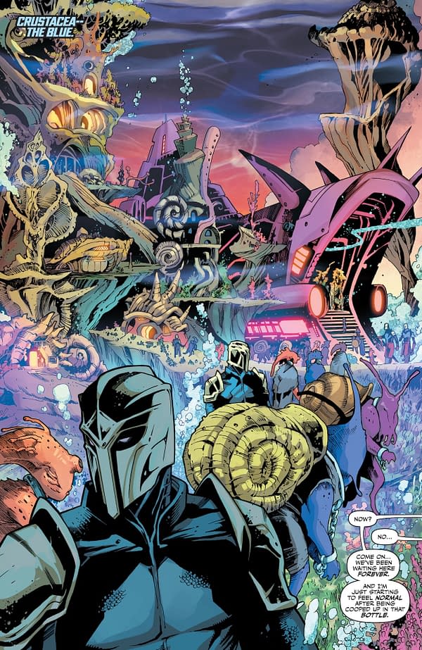 Interior preview page from Aquaman #7