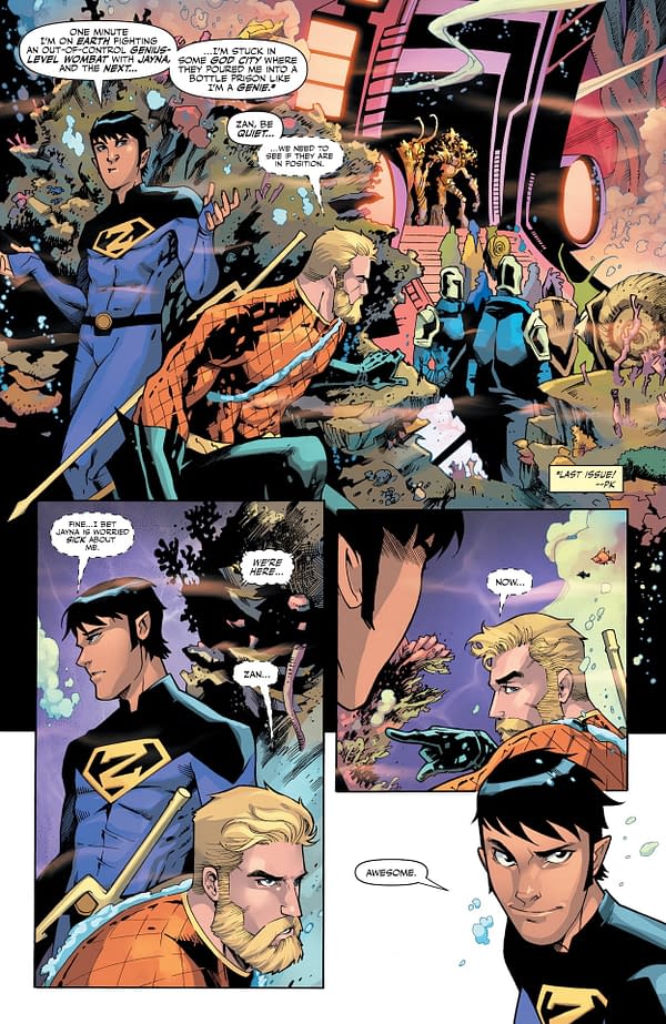 Interior preview page from Aquaman #7