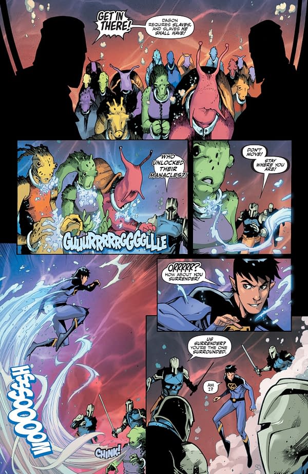 Interior preview page from Aquaman #7