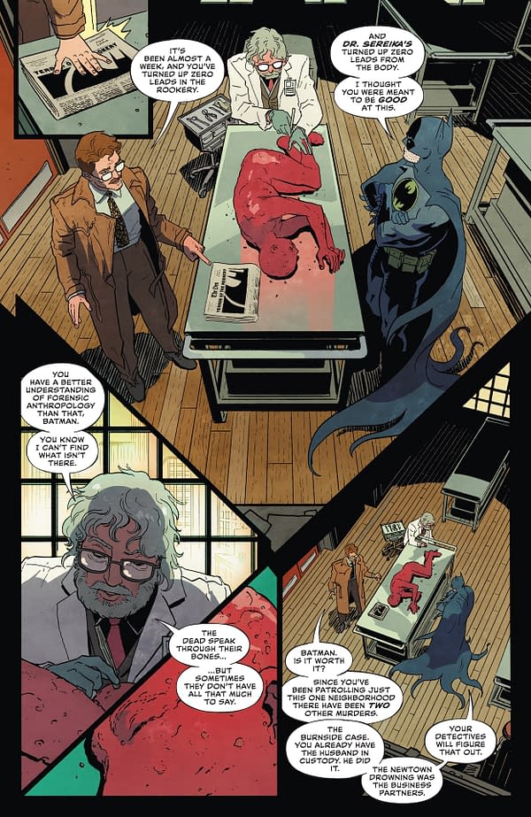 Interior preview page from Batman: Dark Patterns #8