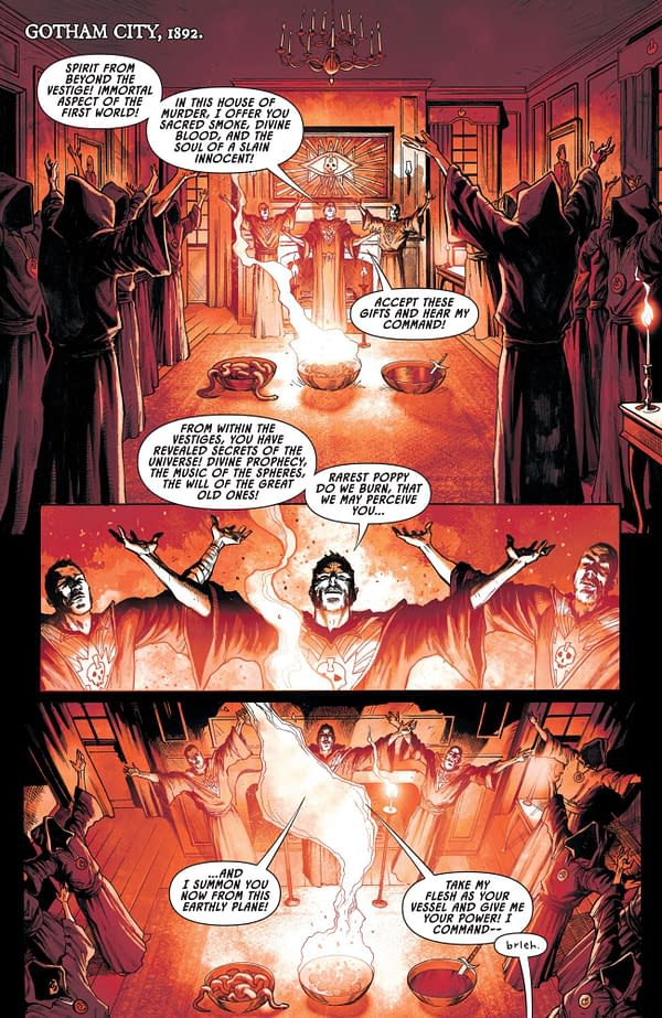 Interior preview page from Batman and Robin #23