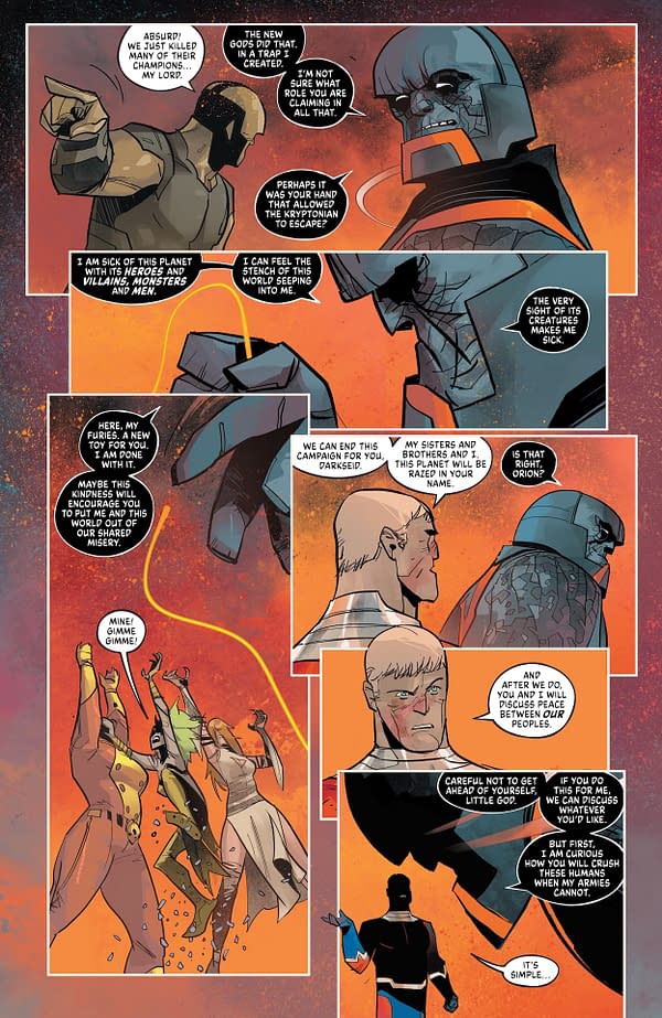 Interior preview page from DC vs. Vampires; World War V #11