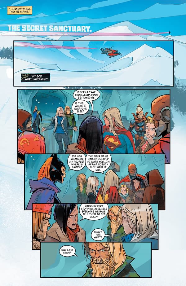 Interior preview page from DC vs. Vampires; World War V #11