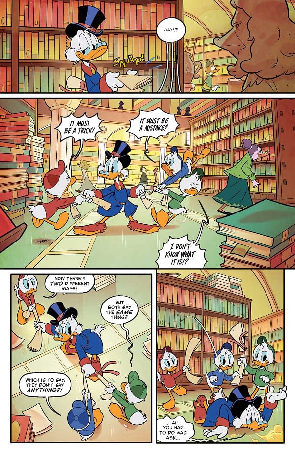 Interior preview page from DuckTales #5