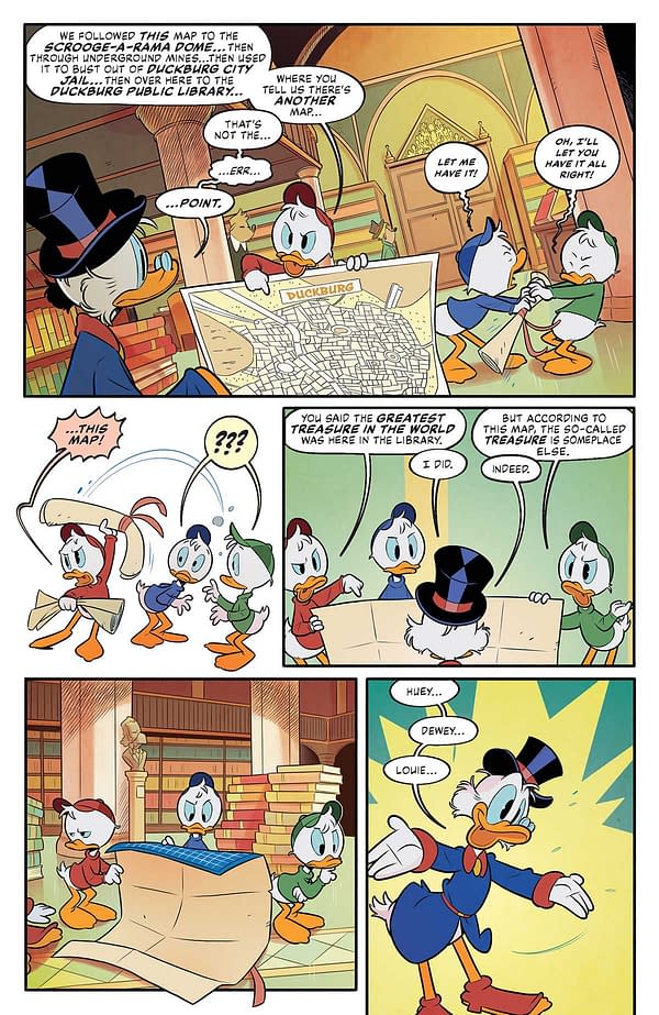 Interior preview page from DuckTales #5