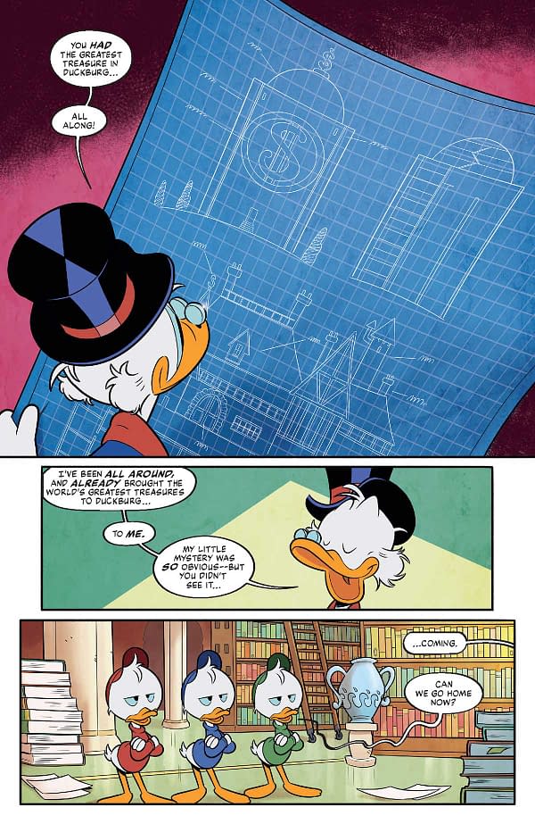 Interior preview page from DuckTales #5