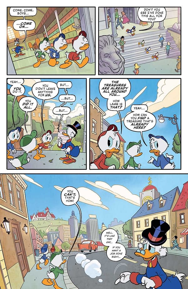 Interior preview page from DuckTales #5