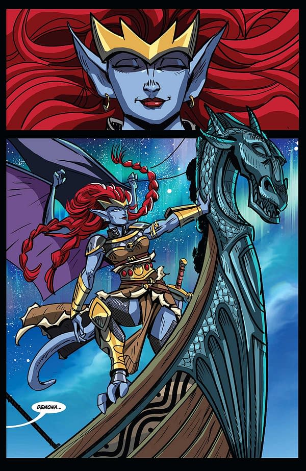 Interior preview page from Gargoyles: Demona #2