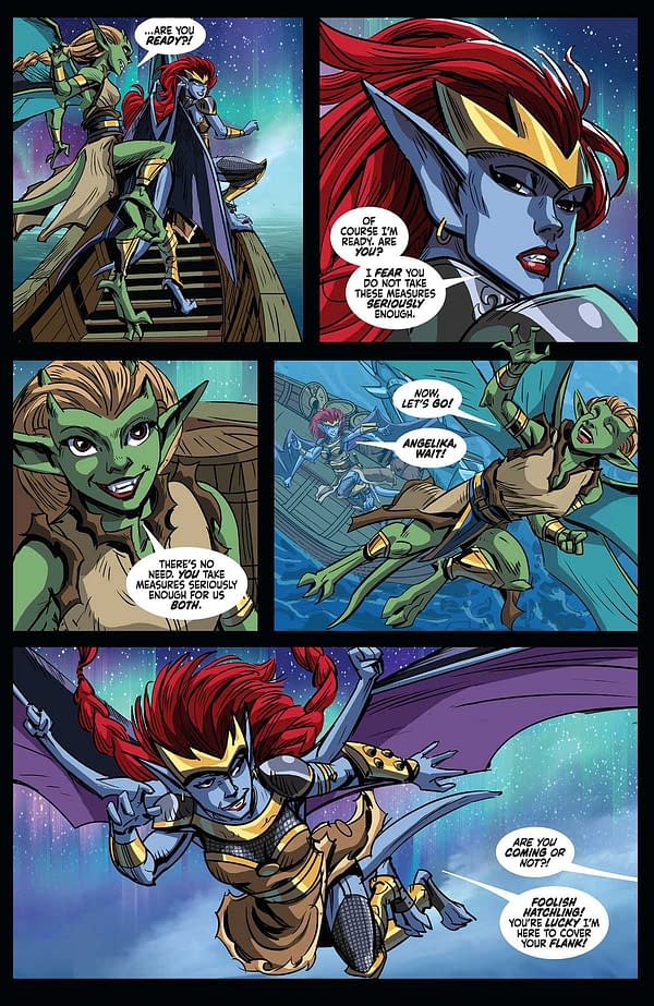 Interior preview page from Gargoyles: Demona #2