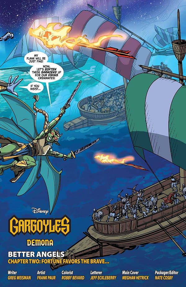 Interior preview page from Gargoyles: Demona #2
