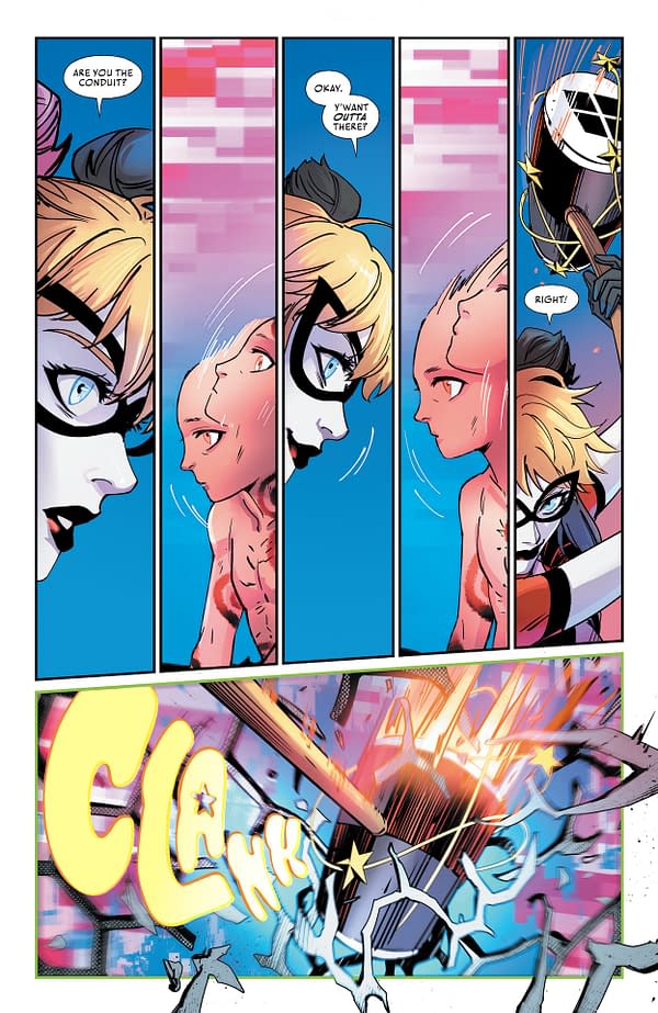 Interior preview page from Gotham City Sirens: Unfit for Orbit #2