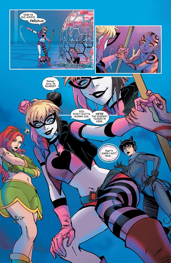 Interior preview page from Gotham City Sirens: Unfit for Orbit #2