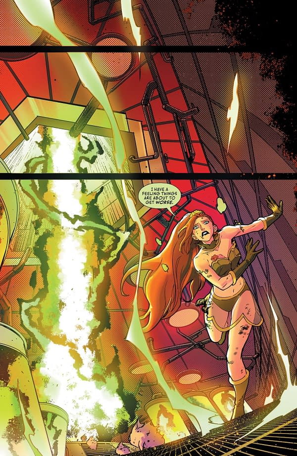 Interior preview page from Gotham City Sirens: Unfit for Orbit #3