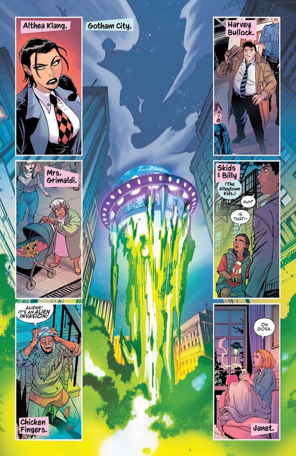 Interior preview page from Gotham City Sirens: Unfit for Orbit #4