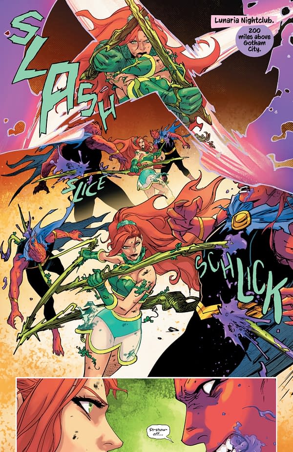 Interior preview page from Gotham City Sirens: Unfit For Orbit #5