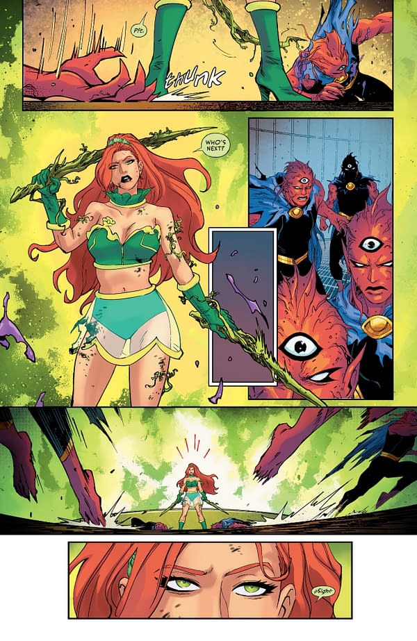 Interior preview page from Gotham City Sirens: Unfit For Orbit #5