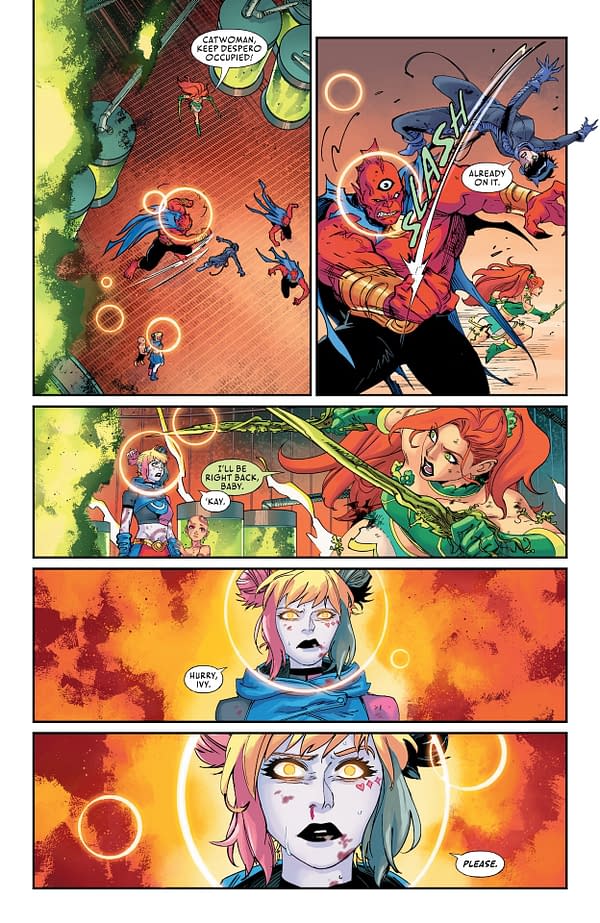 Interior preview page from Gotham City Sirens: Unfit For Orbit #5