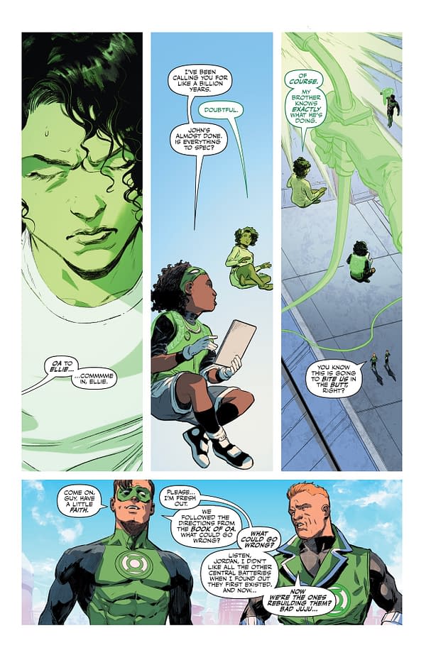 Interior preview page from Green Lantern #25