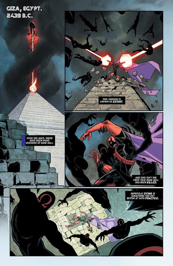 Interior preview page from Justice League: Dark Tomorrow Special #1