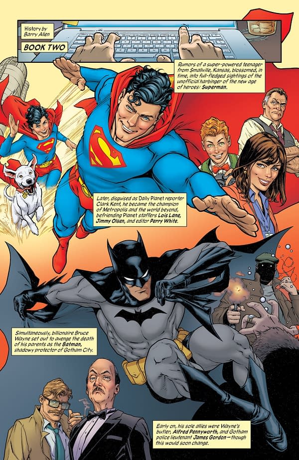 Interior preview page from New History of the DC Universe #2