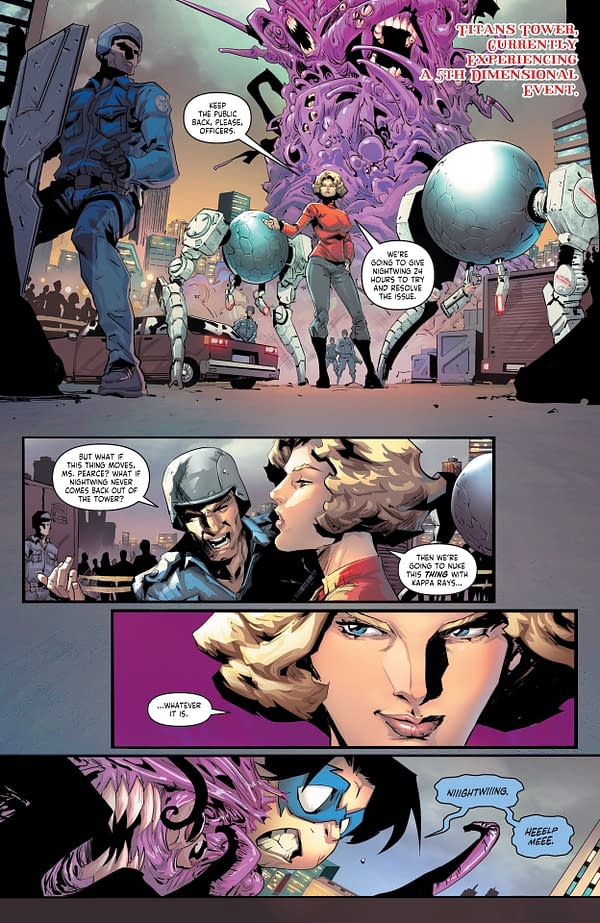 Interior preview page from Nightwing #128