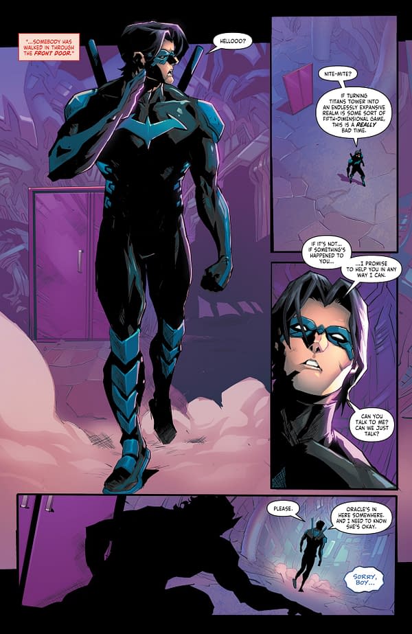 Interior preview page from Nightwing #128