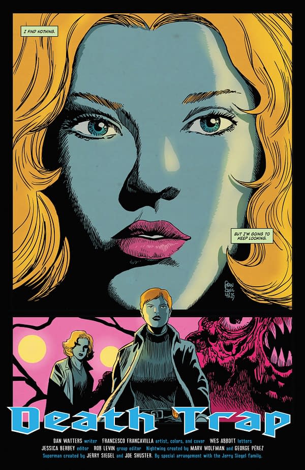 Interior preview page from Nightwing 2025 Annual #1