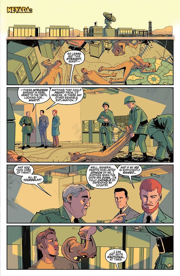 Interior preview page from Space Ghost/Jonny Quest Space Quest #2